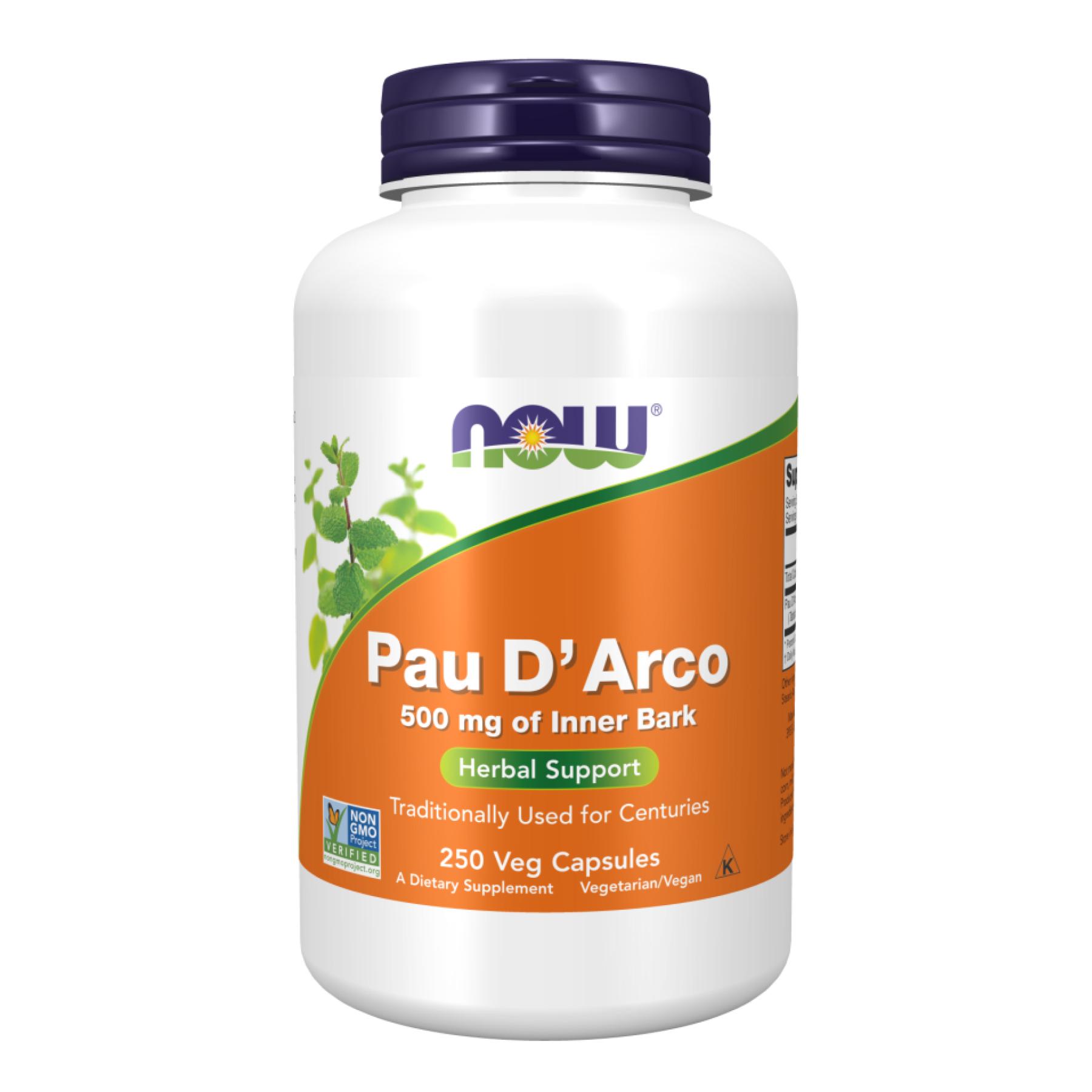 Натуральная добавка Pau D' Arco 500 mg 250 vcaps (100-76-9854075-20)