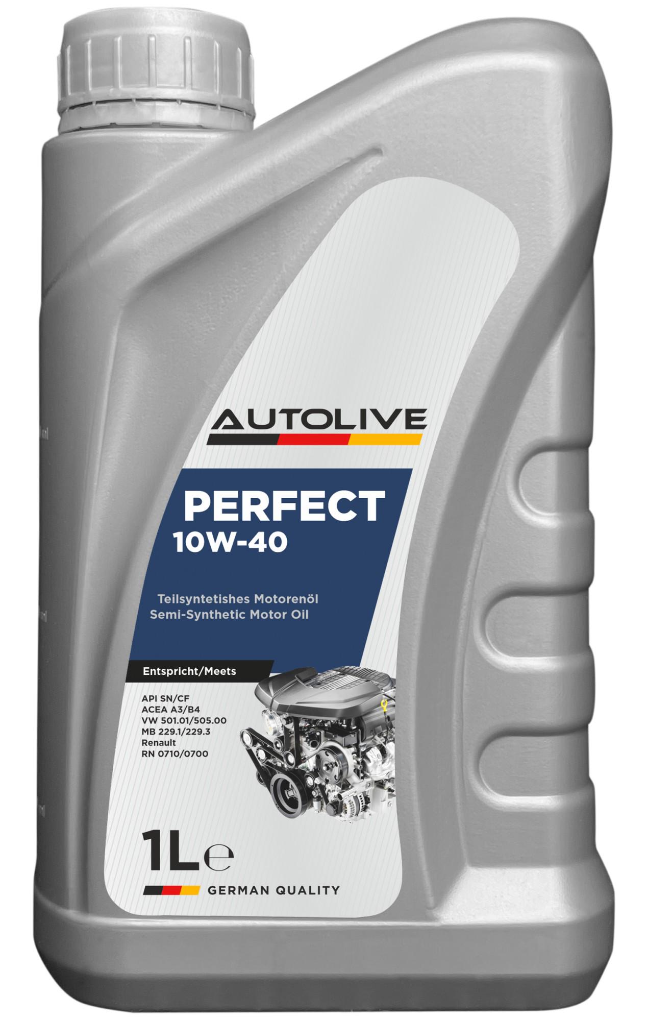 Моторное масло AUTOLIVE Perfect 10W-40 1 л