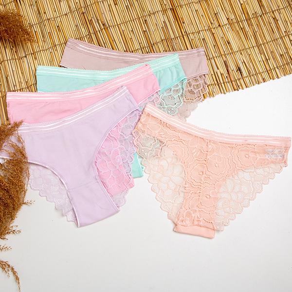 Женские трусики Nicoletta бразилиана M 5 шт. Разноцветный (5209)