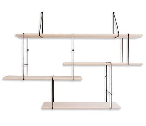 Полиця настінна Чорний Kompred OL026 (4572040)