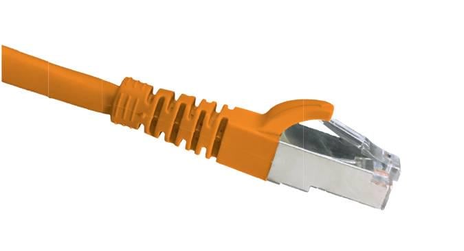 Патч-корд OK-net Кат.6a U/FTP 26AWG LZ0H 3 м Помаранчевий