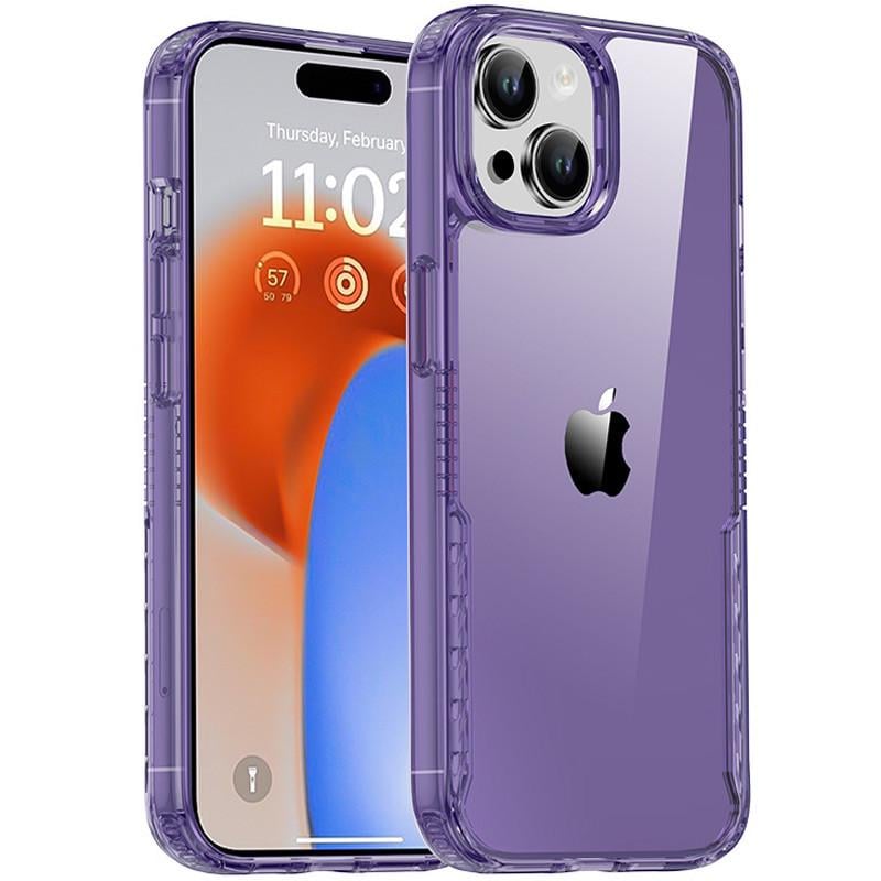 Противоударный чехол TPU+PC Multi-Color для Apple iPhone  14  (6.1")  Purple