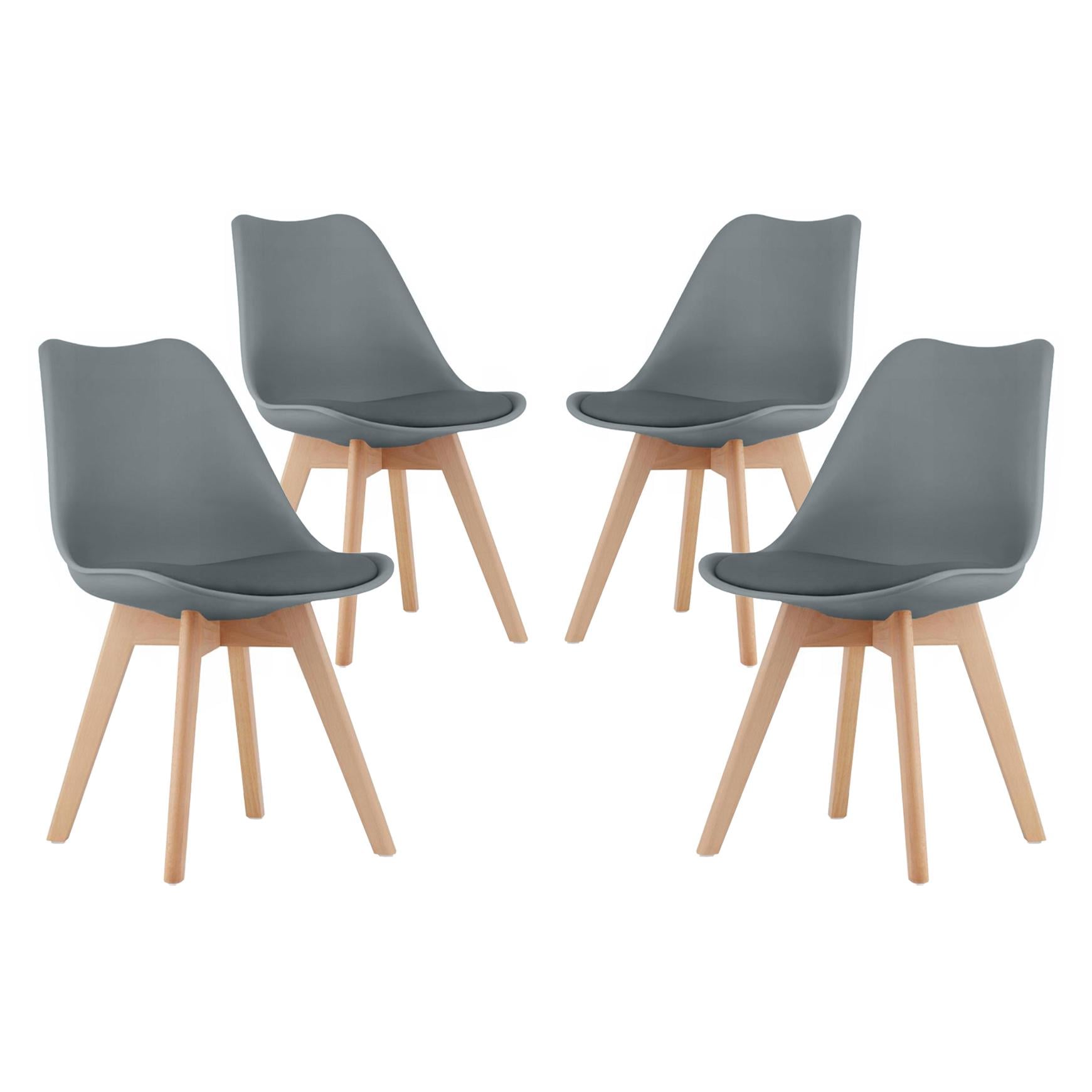 Кресло Bonro B-487 4U 4 шт. Серый (42400656)