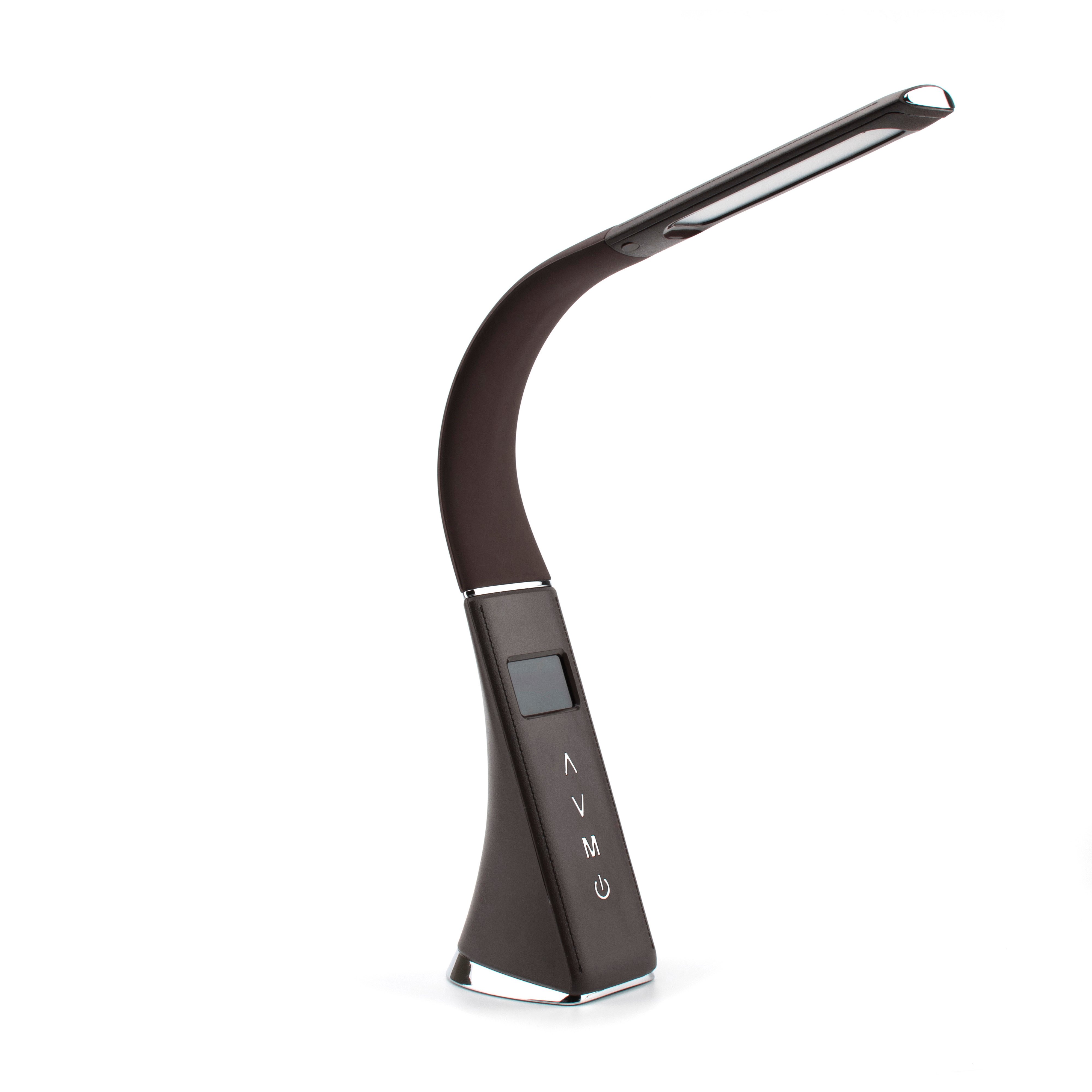 Настольная лампа Lightrich H19 с дисплеем, Brown - фото 2