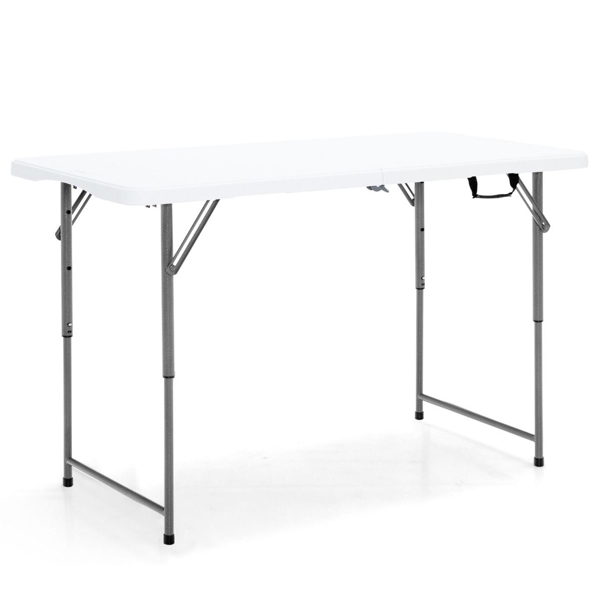 Садовый журнальный столик Costway 120х60х46/60/74 см Белый (COSTWAY-01499)