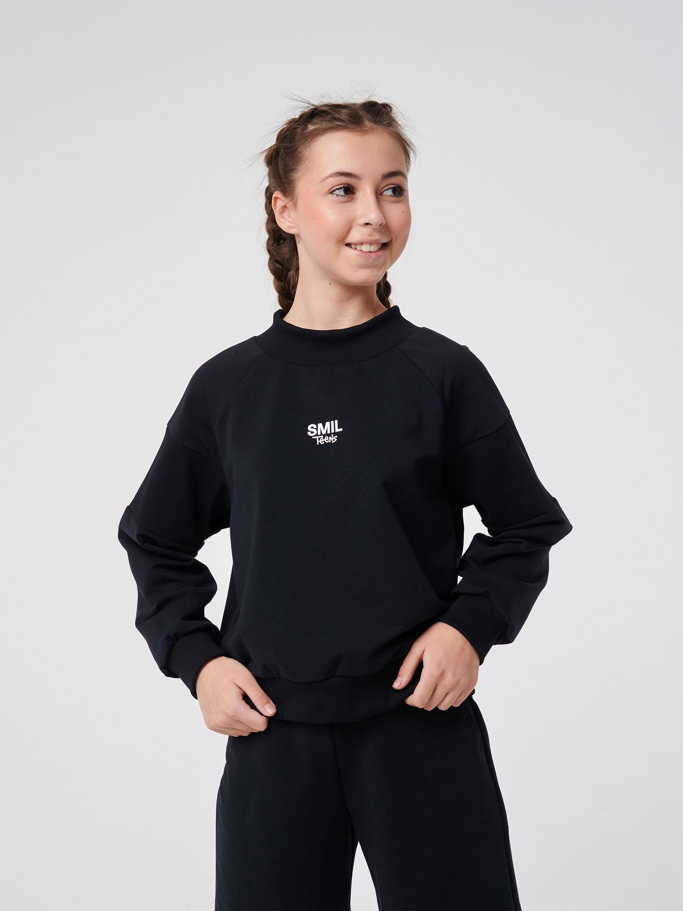 Свитшот Smil 152 см Черный (116562)