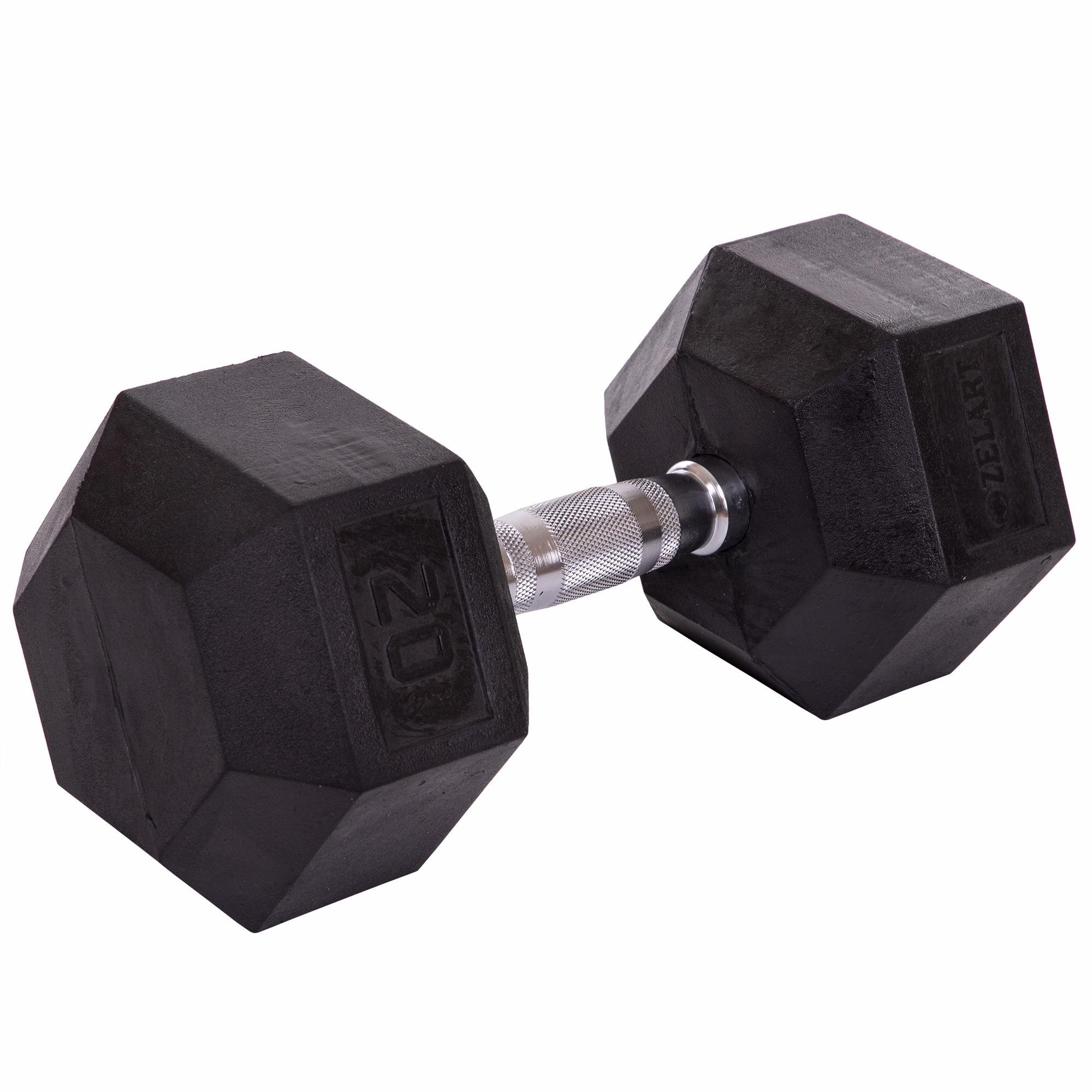 Гантель цельная Zelart TA-5159-20 шестигранная 1 шт. 20 кг (DR002840)