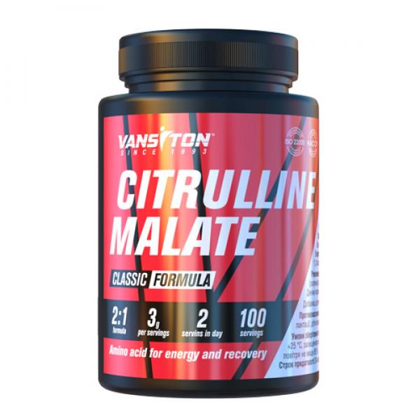 Амінокислота Vansiton Citrulline Malate 300 г (8747)