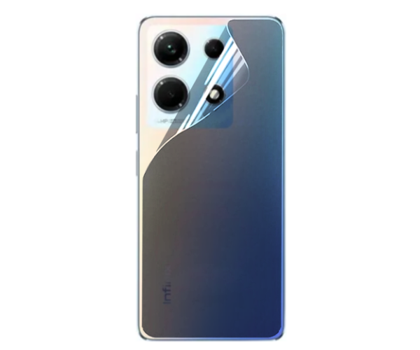Противоударная гидрогелевая пленка Hydrogel Film для Infinix Note 30 5g на заднюю панель, Transparent