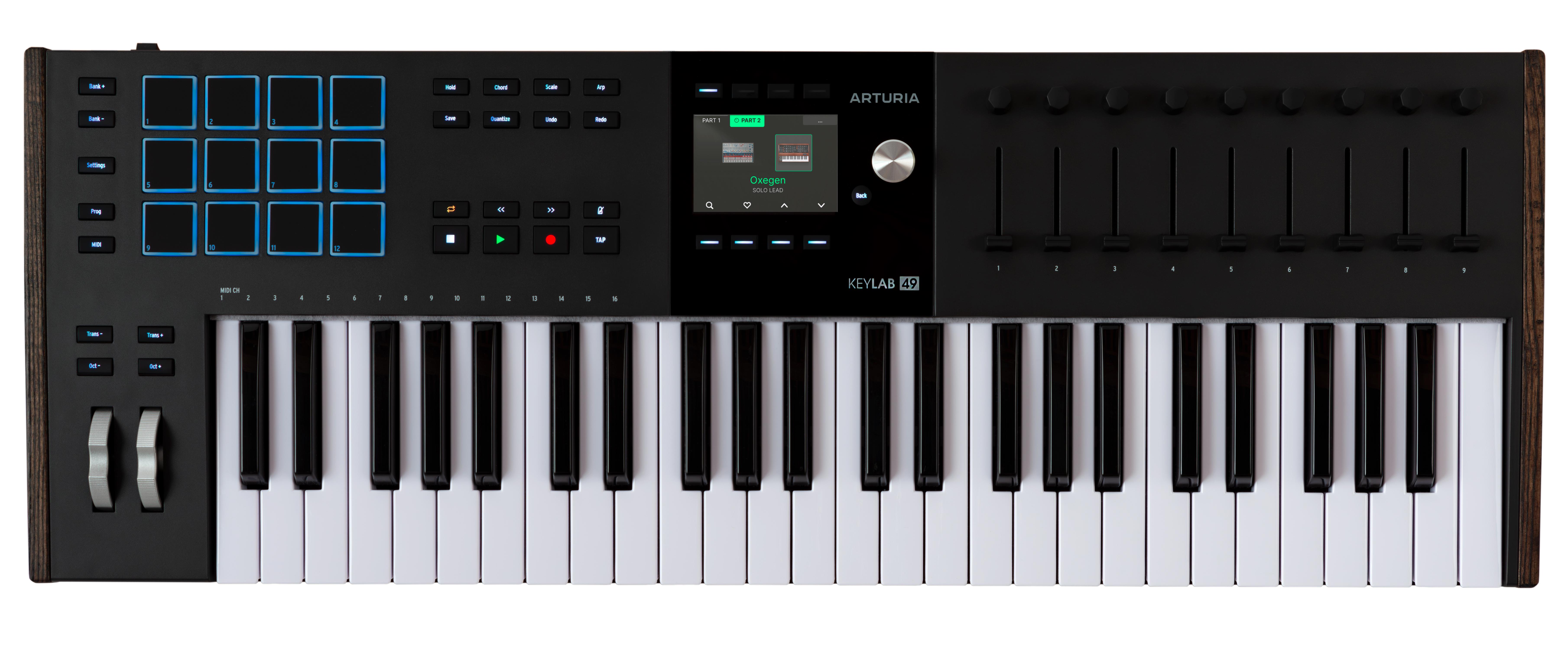 MIDI-клавіатура Arturia KeyLab 49 mk3 Black (66517)