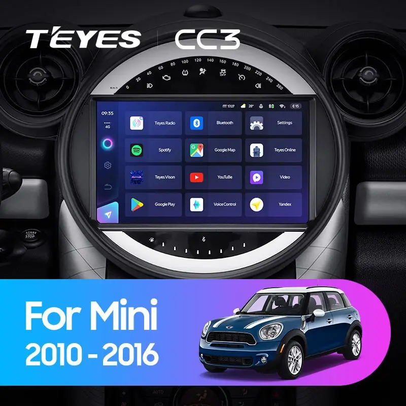 Автомагнитола штатная Teyes для BMW Mini 2010-2016 Android СС3 6+128G 360° (1665671005) - фото 3