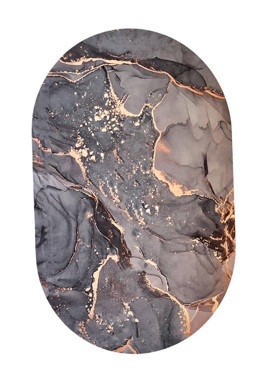 Килимок для ванної та душової кімнати абсорбуючий легко миється 57х37 см Сірий Килимок для ванної та душової кімнати абсорбуючий легко миється 57х37 см Сірий