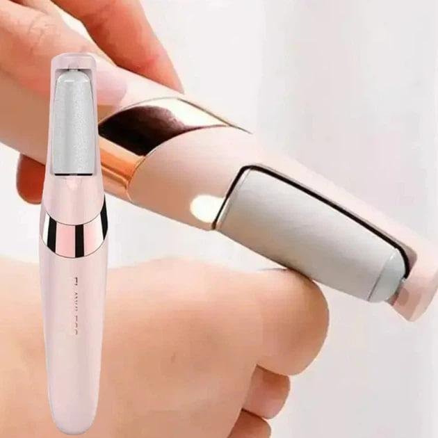 Пилка для ніг електрична Flawless Pedi з двома насадками USB зарядка (2860126416) - фото 2 Пилка для ніг електрична Flawless Pedi з двома насадками USB зарядка (2860126416) - фото 2
