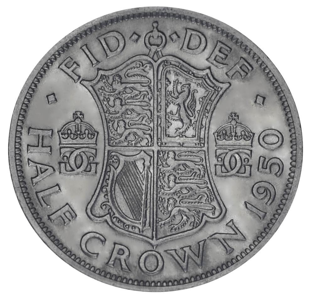 Коллекционная монета Великобритания 1/2 кроны 1950 F-VF Half Crown (15390985)