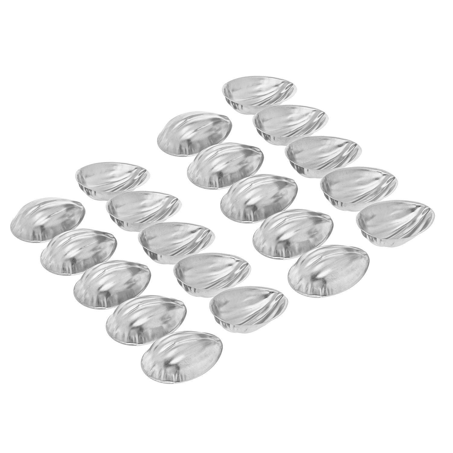 Набор формочек порционных металлических для печенья Орешки с ребристой поверхностью 20 шт. (26250600)