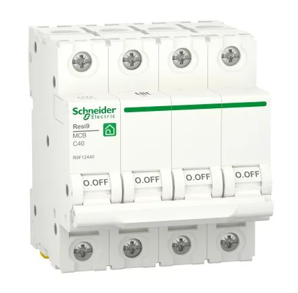 Автоматический выключатель 4-п. RESI9 40A C 6kA SCHNEIDER ELECTRIC C2