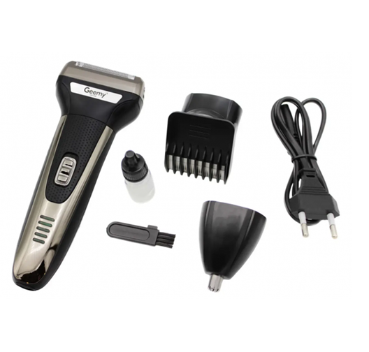 Машинка для стрижки волос Gemei 3в1 бритва триммер Черный (GM-598) - фото 2 Машинка для стрижки волос Gemei 3в1 бритва триммер Черный (GM-598) - фото 2