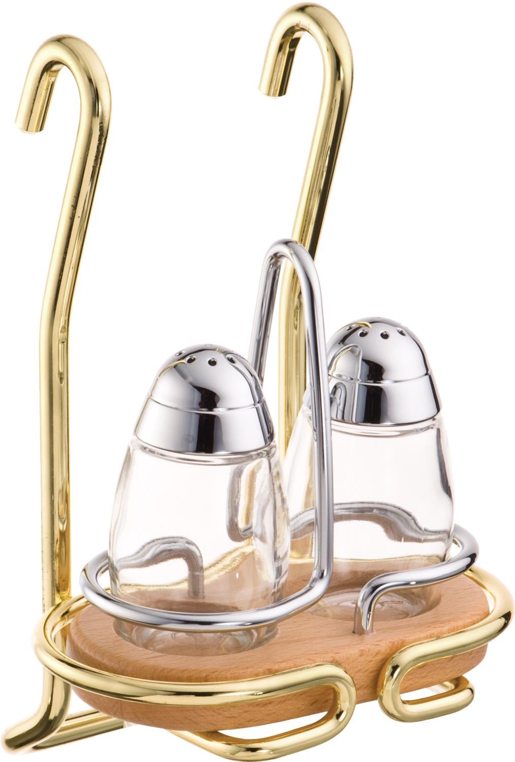 Набор на рейлинг LEMI для специй Золотистый (31126)