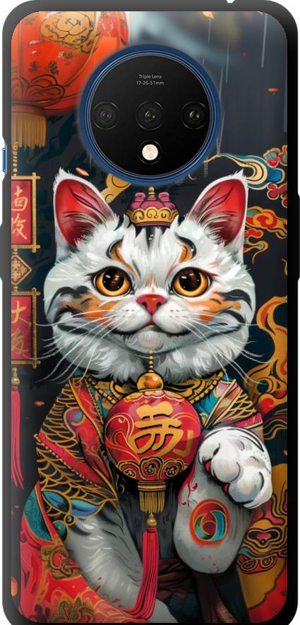 Чехол на OnePlus 7T China Cat v2 (6135b-1809-42517)