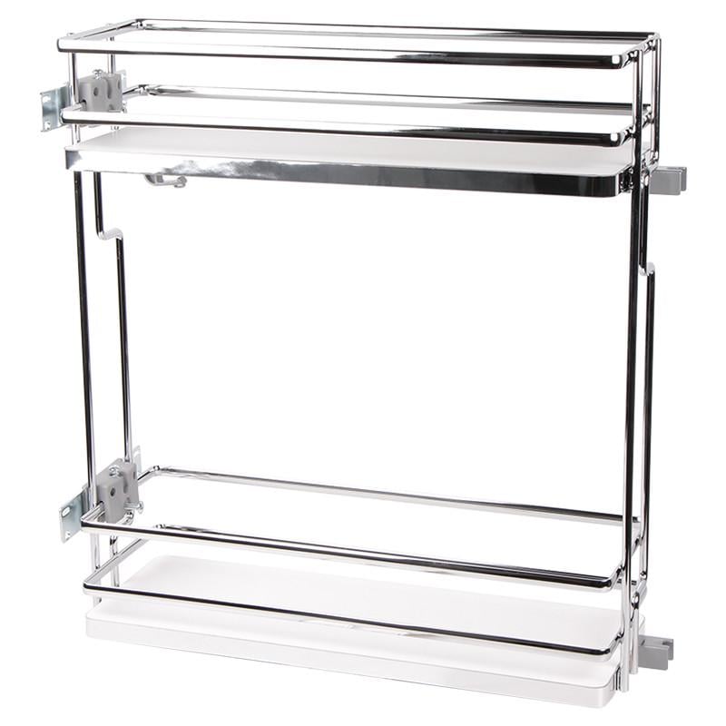 Карго ліве кріплення Vibo Galaxy 200 мм Білий/Хром (ELQGM202SXPRPOMBASC)