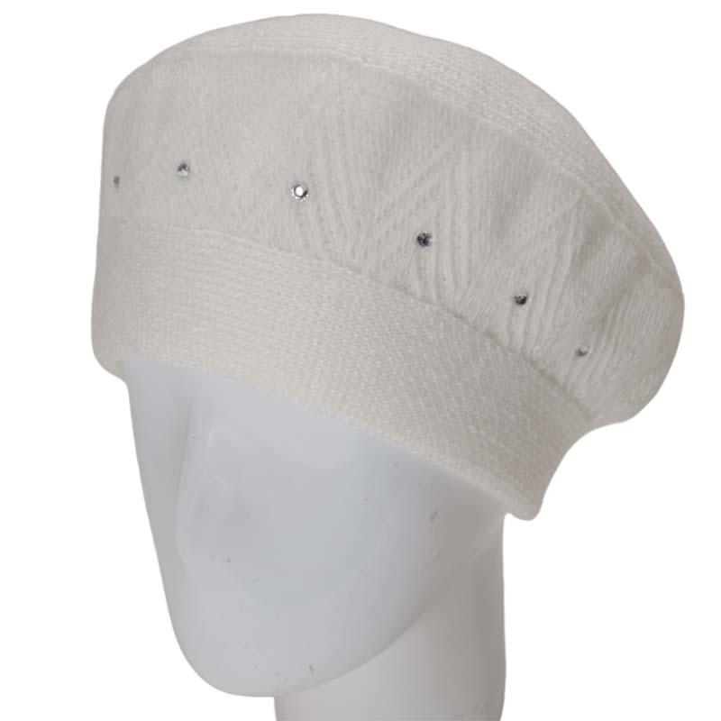 Берет женский Lirus Люся двойной Белый (131946)