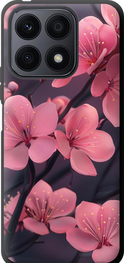 Чохол на Huawei Honor X8a Пурпурова сакура (6075b-2963-42517) Чохол на Huawei Honor X8a Пурпурова сакура (6075b-2963-42517)