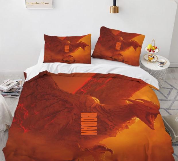 Комплект постельного белья с 3D рисунком Godzilla #18