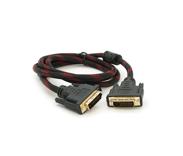 Кабель Merlion DVI - DVI 24 pin 1,5 м Black/Red (26712804)