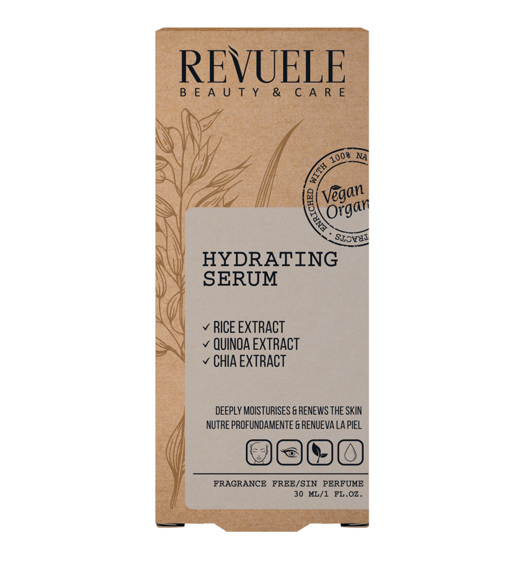 Сыворотка Revuele VEGAN FACE увлажняющая 30 мл (116261)