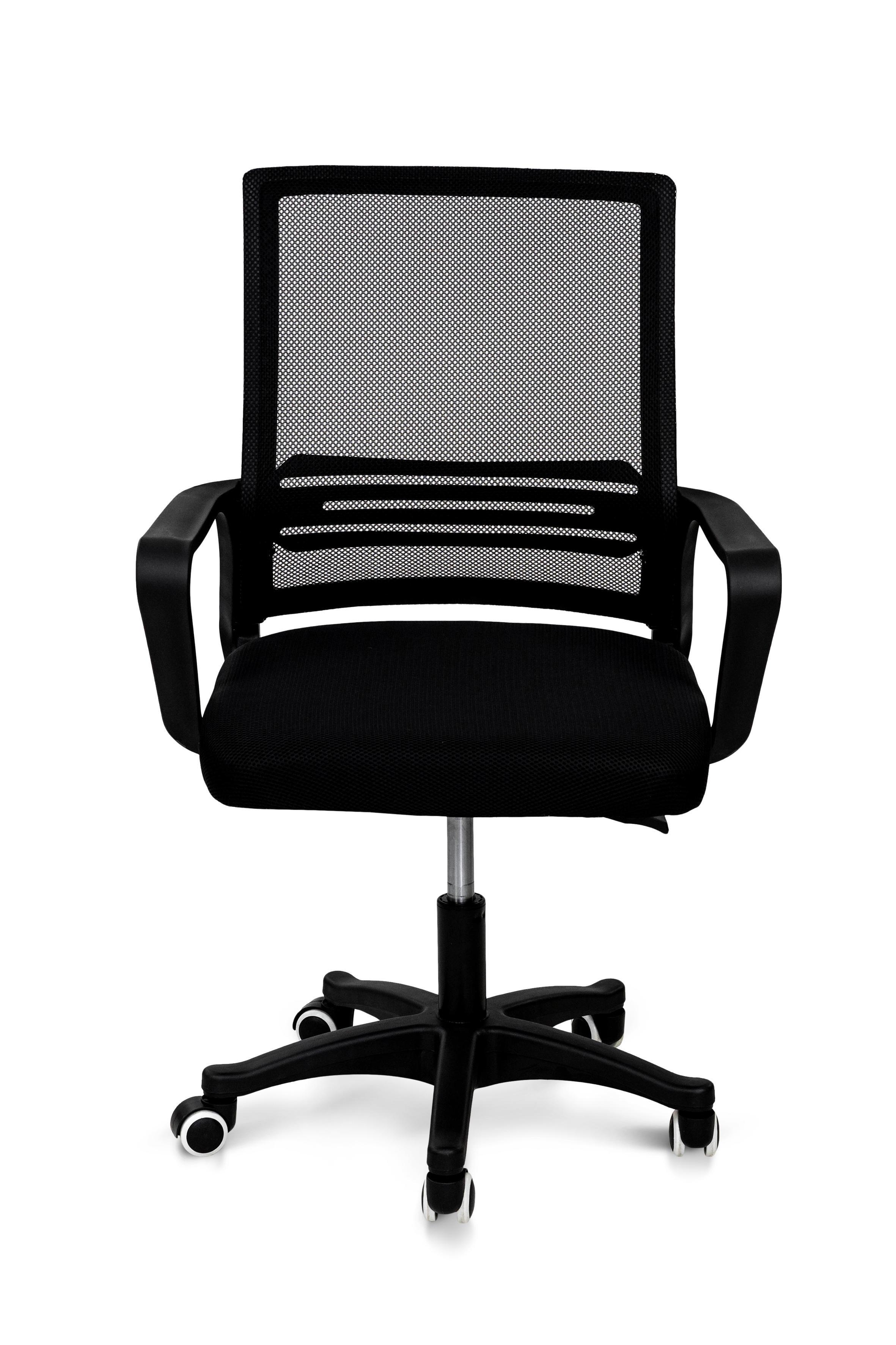 Офисное кресло Мікс Меблі Веб 480x880x480 мм Черный (GAА0055663) - фото 2