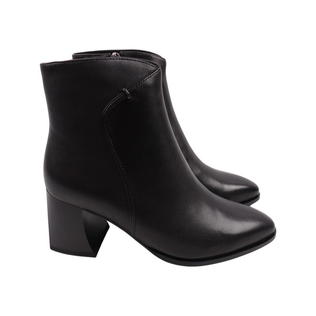 Ботильоны женские Molka натуральная кожа р. 38 Черный (239-22DH)