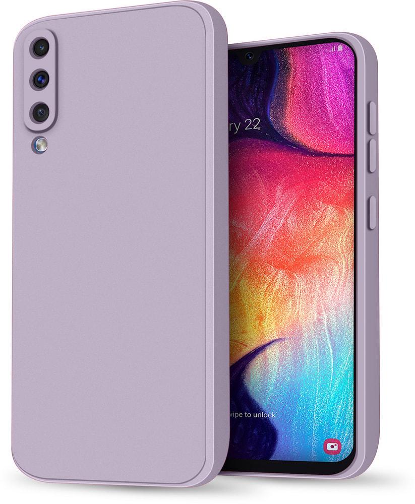 Силіконовий чохол HardCorner Samsung Galaxy A50 A505 (з мікрофіброю) Lilac (34814-3B)