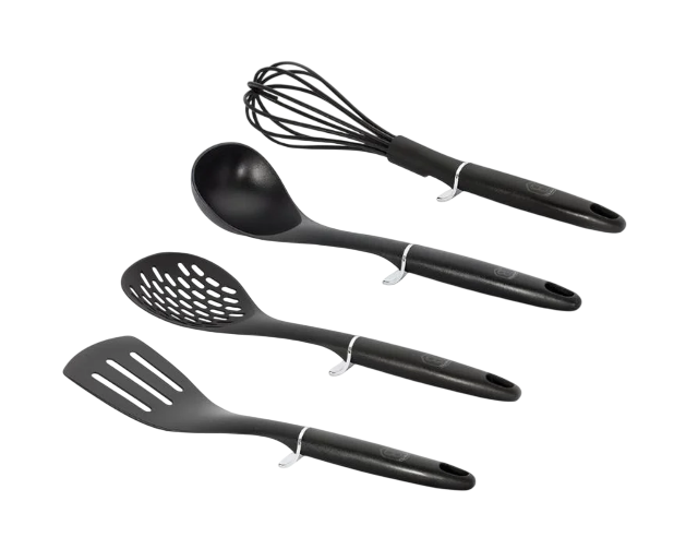 Набор кухонных принадлежностей Berlinger Haus Black Silver Collection 4 шт. Черный (1569432210)