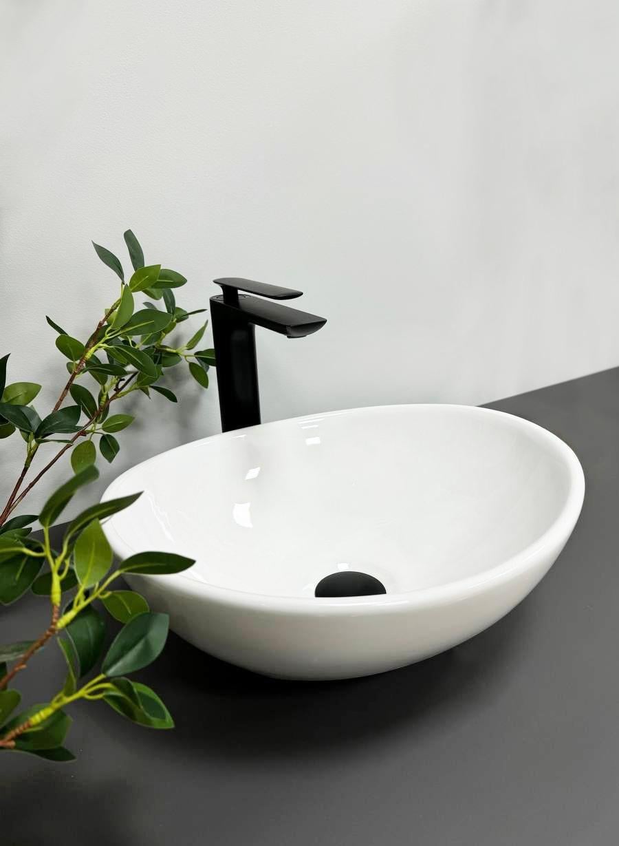 Раковина накладная VBI Parma овальная 310x415 мм Белый (RM-VBI-011000)