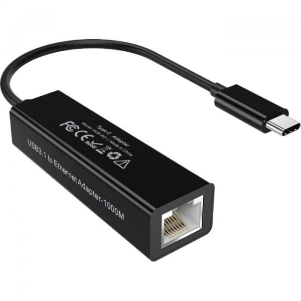 Переходник Choetech USB3.1 TypeC-Ethernet RJ45 1000 Mb 0,15 м (615246)