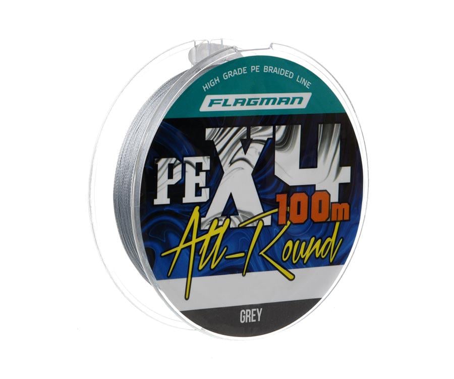 Шнур Flagman All-Round PE X-4 100 м 0,14 мм Grey (24350202)