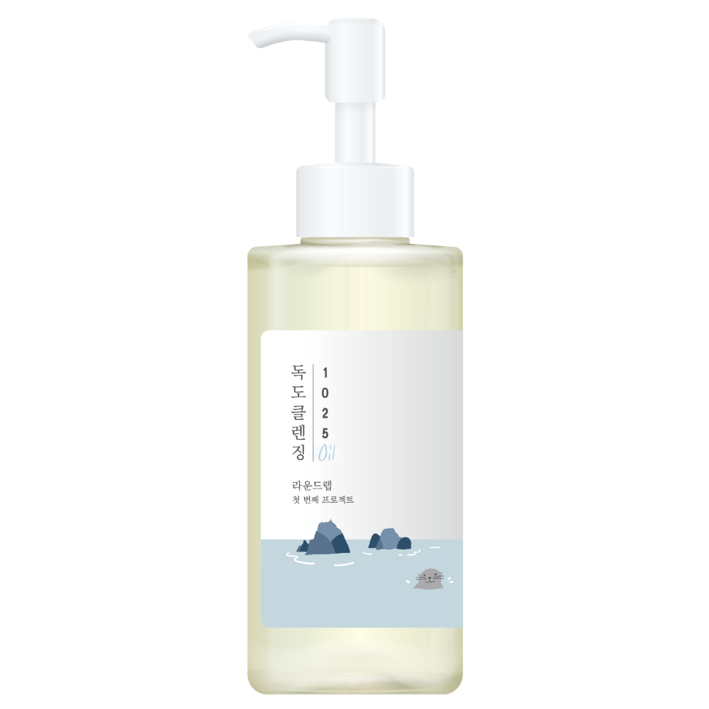Мягкое гидрофильное масло для снятия макияжа Round Lab Dokdo Cleansing Oil 200 мл
