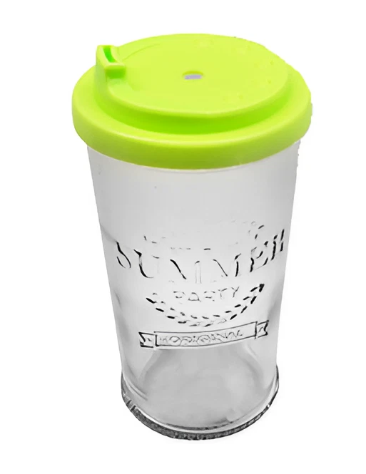 Склянка з кришкою Stenson Summer R29681 600 мл (11664449)