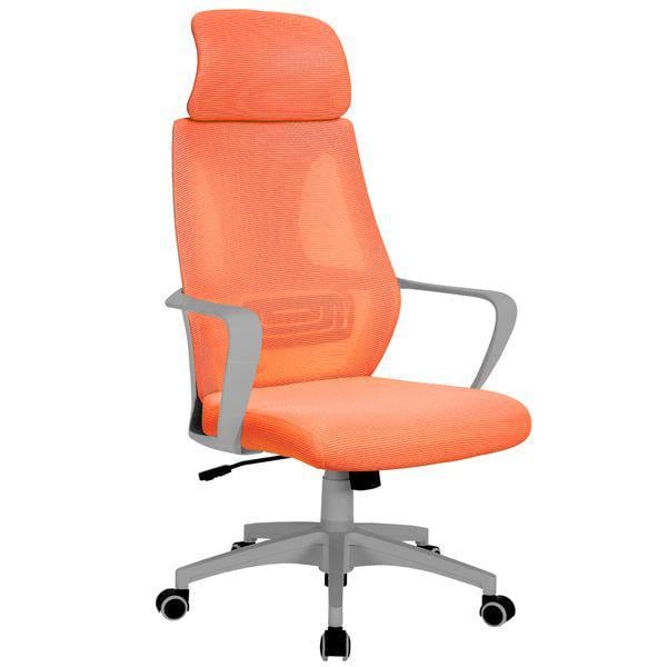 Кресло офисное Trisens TR895 Серый/Оранжевый