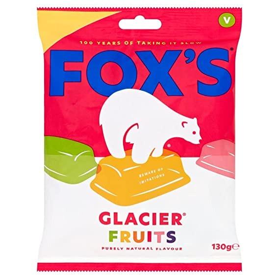 Льодяники фруктові Foxs Glacier Fruits Bag 130 г (1855216643)