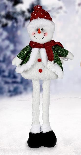 Фигура новогодняя Santa Snowman 70 см (R96540)