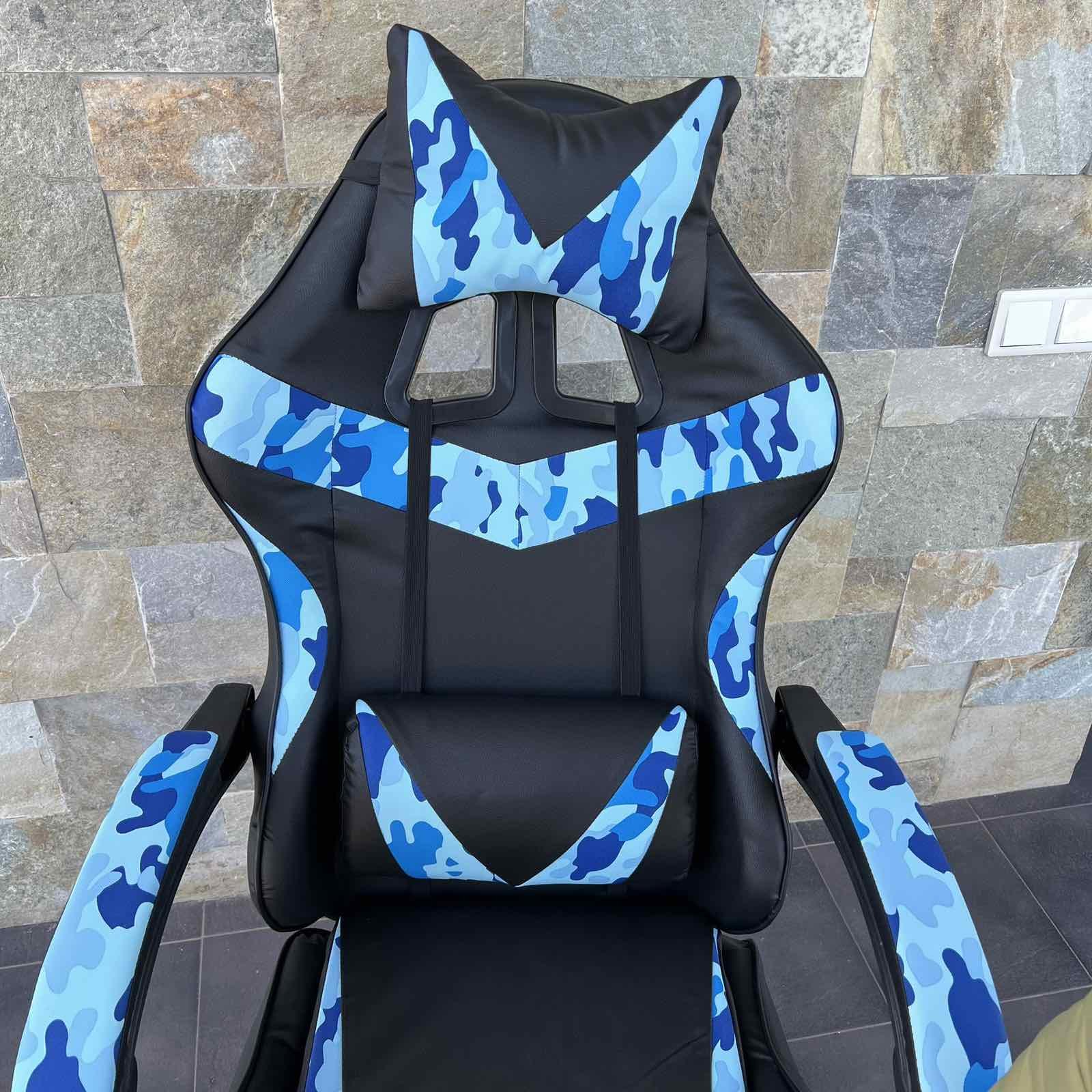 Крісло геймерське Prestige 730 moro Чорно-синій - фото 4 Крісло геймерське Prestige 730 moro Чорно-синій - фото 4