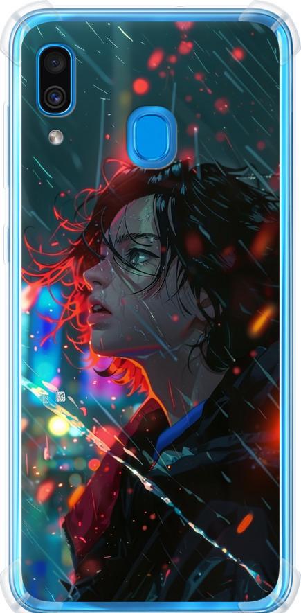 Чехол на Samsung Galaxy A30 2019 A305F Ночные огни (6096sp-1670-42517)