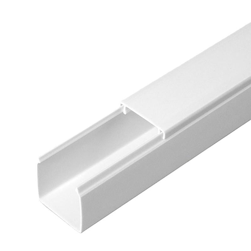 Кабель-канал Neomax 25x16 мм 2 пог.м з подвійним замком ПВХ магістральний білий (NX3204)