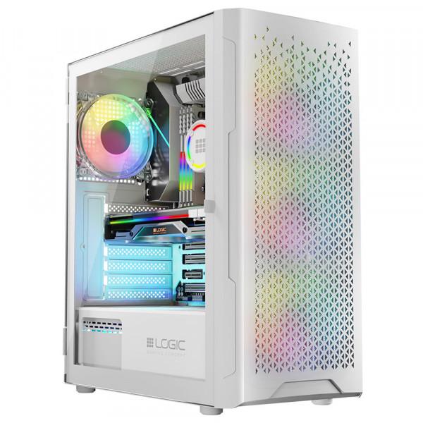 Корпус для ПК LogicConcept ARAMIS MESH/GLASS ARGB White (AT-ARAMIS-20-0000000-0002) - фото 2