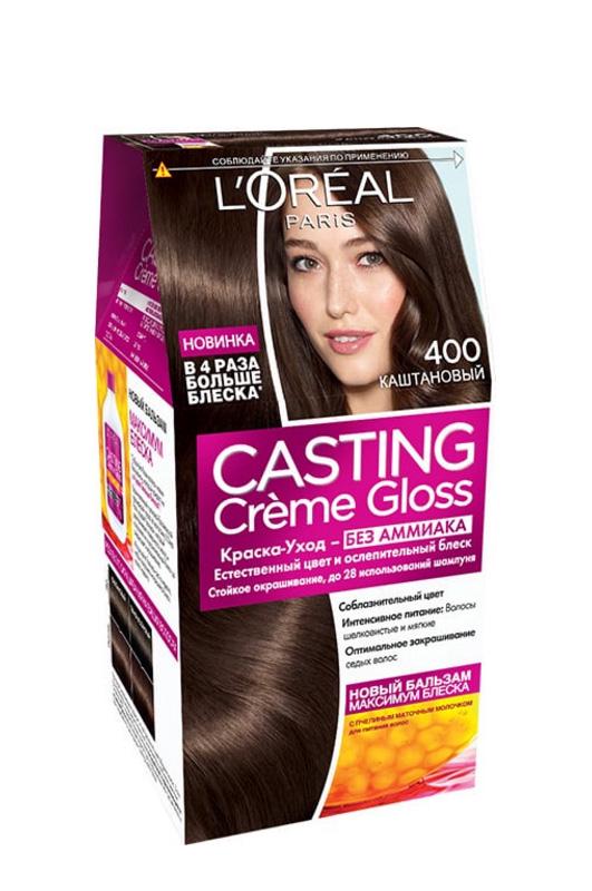 Фарба для волосся L'Oreal Paris Casting Creme Gloss 400 Каштан (2755) - фото 1