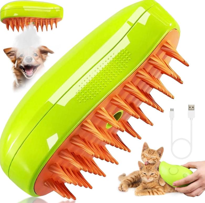 Щітка парова Pet Spray Brush 3в1 USB для вичісування тварин (Pet 883) - фото 4