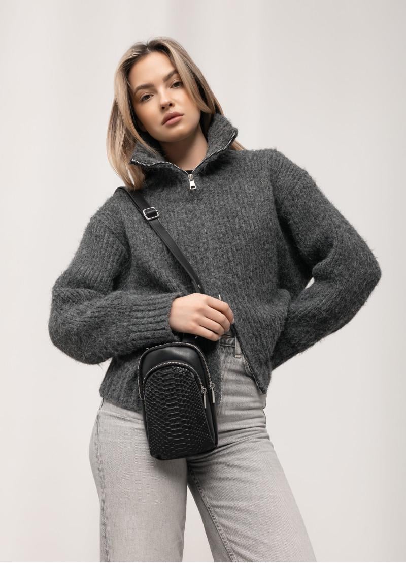 Женская сумка Sambag Modena крокодила 19х11х3 см (96193070)