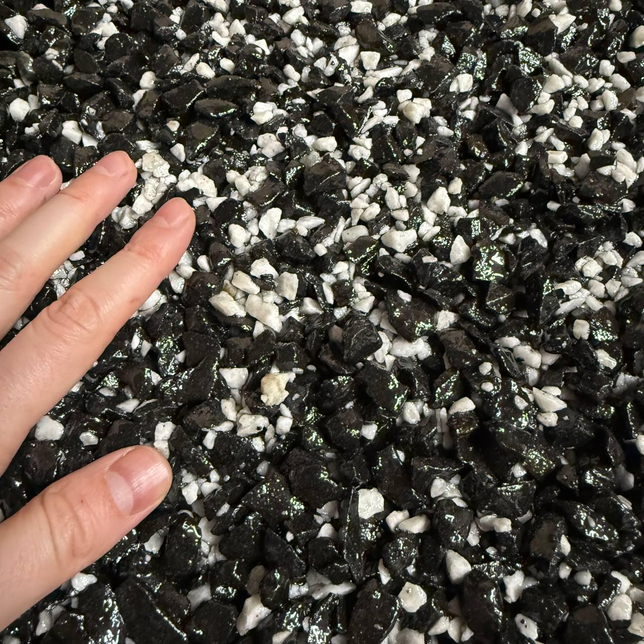 Набір для кам'яного килима Creto каміння та клей 22,2 кг Black&White - фото 2 Набір для кам'яного килима Creto каміння та клей 22,2 кг Black&White - фото 2