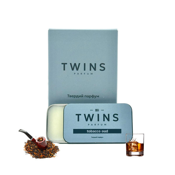 Парфум твердий для чоловіків TwinsParfum Tobacco Oud 15 г (04120)